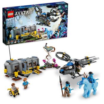 Конструктор LEGO Avatar Гори Алілуя: 26-а ділянка та вантажний конвертоплан «Самсон» 887 деталей (75573)