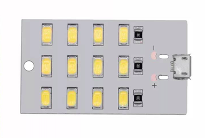 Светодиодная панель 5730 Micro USB 12 led от PowerBank