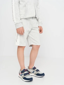 Детские шорты на резинке Minoti 13Fleece 14 38460JNR 122-128 см Серые (5063025052046)