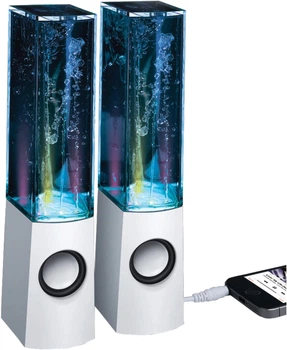 Колонки с танцующим фонтанчиком UFT Dancing Water Speakers с подсветкой