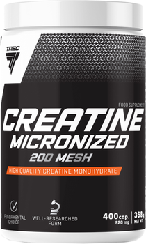 Mikronizowana kreatyna Trec Nutrition Creatine Micronized 200 Mesh 400 kapsułek (5902114018160)