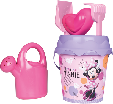 Zestaw do gry z piaskiem Smoby Toys Minnie Mouse Różowy średnica 17 cm (3032168621282)