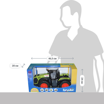 Zabawkowy ciągnik Bruder Claas Xerion 5000 1:16 (03015)