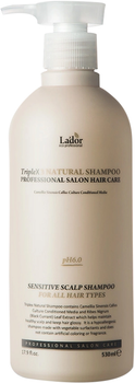 Безсульфатный органический шампунь La'dor Triplex Natural Shampoo 530 мл (8809500810629)