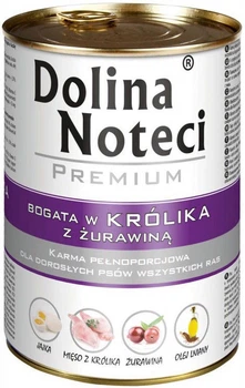 Влажный корм для собак Dolina Noteci Premium Dog с кроликом и клюквой 400 гр