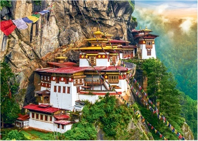 Пазл Trefl Гніздо тигриці, Бутан, 2000 елементів (TFL-27092) (5900511270921)