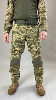 Військові брюки Tactic CORD Ріп-стоп, (тактичні штани з наколінниками) піксель 56