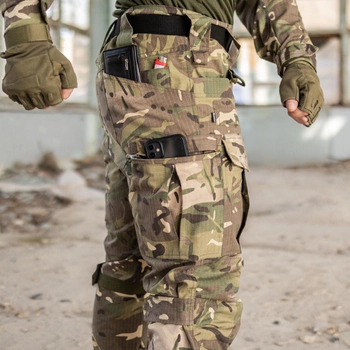 Тактичний костюм 3 в 1 PATRIOT SET (бойова сорочка Ubacs (Убакс) + китель + штани Apex) мультикам Tactic 54 розмір