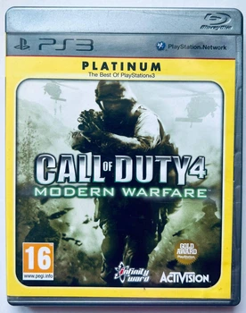Call of Duty 4 Modern Warfare Platinum, Б/У, английская версия - диск для PlayStation 3
