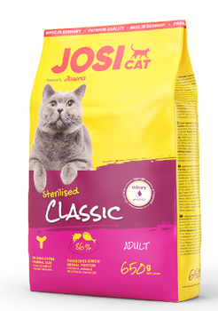 Сухой корм Josera JosiCat Sterilised Classic для стерилизованных кошек 650 г