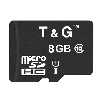 Карта Памяти T&G MicroSDHC 8gb 10 Class Чёрная