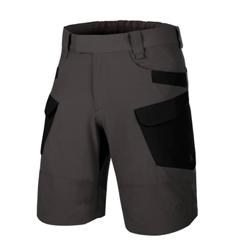 Шорты тактические мужские OTS (Outdoor tactical shorts) 11"® - VersaStretch® Lite Helikon-Tex Ash grey/Black (Серо-черный) M/Regular