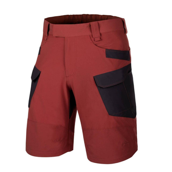 Шорти тактичні чоловічі OTS (Outdoor tactical shorts) 11"® - VersaStretch® Lite Helikon-Tex Crimson sky/Black (Червоно-чорний) M/Regular
