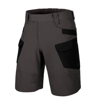 Шорты тактические мужские OTS (Outdoor tactical shorts) 11"® - VersaStretch® Lite Helikon-Tex Ash grey/Black (Серо-черный) S/Regular
