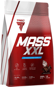 Гейнер Trec Nutrition MASS XXL 1000 г Шоколад (5901828341564)