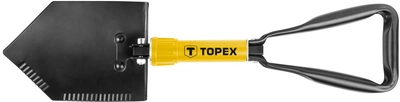 Лопата TOPEX саперная, складная, 24.5x15.5 см, длина 58 см (15A075)