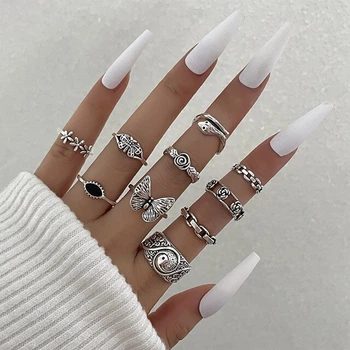 Набор колец из нержавеющей стали Boho S8 216