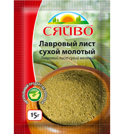 Лавровый лист молотый 15г Сяйво