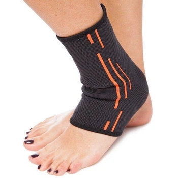 Голеностоп SТ-1011 SIBOTE бандаж голеностопного сустава 1 шт эластичный gray/orange size L