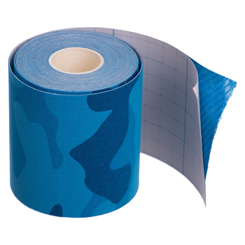 Кінезіо тейп BC-0842-7.5 Kinesio tape KT Tape еластичний пластир в рулоні blue