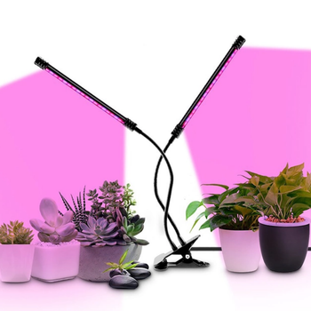 Фито лампа для растений Led Plant Grow Leight USB двойная 2 ветки