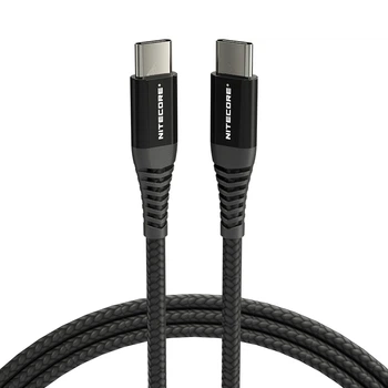 Кабель Nitecore USB-C - USB-C (3А, 1 метр)
