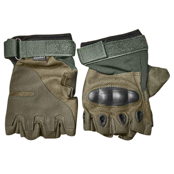 Перчатки без пальцев тактические Combat (р.XL), олива