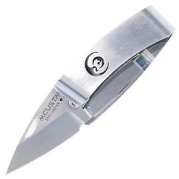 Нож складной Mcusta Kamon Crane Money Clip (длина: 120мм, лезвие: 50мм), стальной