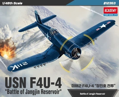 Збірна модель USN F4U-4 Battle of Jangjin Reservoir масштаб 1:48 Academy (12353)