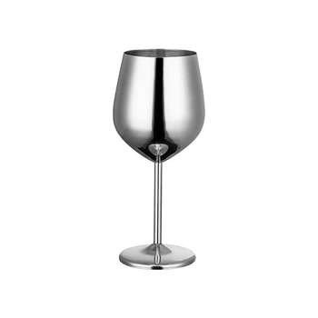 Бокал для вина REMY-DECOR серебро из нержавеющей стали