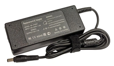 Блок питания для монитора и телевизора 84W 12V 7A 5.5x2.5mm GDT-1207 High Copy
