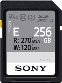 Карта памяти Sony SDXC 256GB C10 UHS-II U3 V60 R270/W120MB/s Entry (SFE256.ET4)