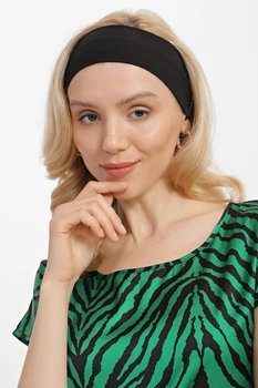 Пов'язка на голову чорна (3040480)