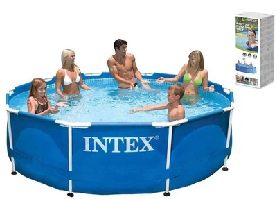 Intex Басейн каркасний 28200 np (1) об`єм: 4 485 л (90), розмір:305х76см, круглий, від 6+ років, в коробці