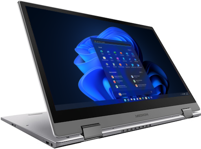 Ноутбук 14" Medion Akoya S4403 Intel Core i3 RAM 8GB SSD 256GB Windows 11 Алюминий