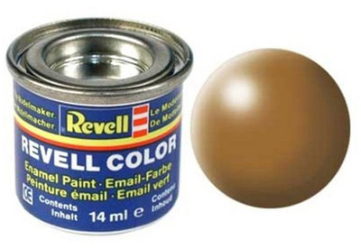 Фарба кольору деревини шовковисто-матова wood brown silk 14ml Revell (32382)