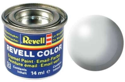 Фарба світло-сіра шовковисто-матова light grey silk 14ml Revell (32371)
