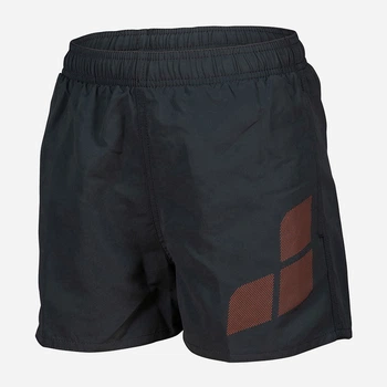 Детские шорты для купания Arena Beach Short Logo R 006446-590 128 см Серый/Оранжевый (3468336951125)