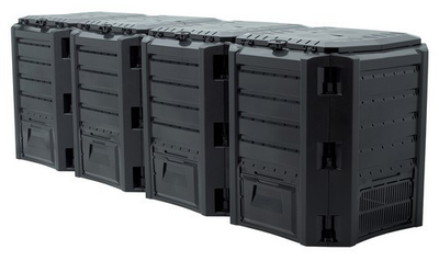 Компостер садовый MODULE COMPOGREEN 1600 л черный Prosperplast