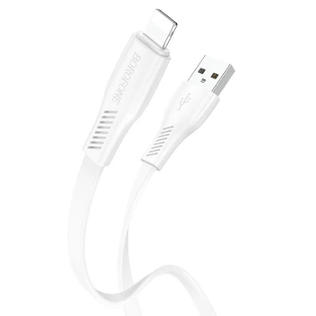 Кабель Borofone BX85 USB to Lightning 1m белый