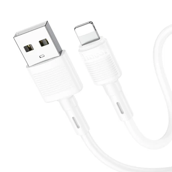 Кабель Hoco X83 USB to Lightning 1m белый