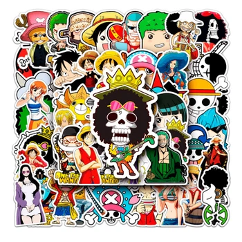 Набор стикеров Ванпис, стикеры One Piece v2 50 шт (17904)
