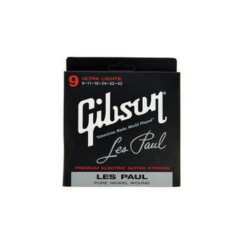 Струни для електрогітар GIBSON SEG-LP9 LES PAUL PURE NICKEL WOUND .009-.042 (A001569)