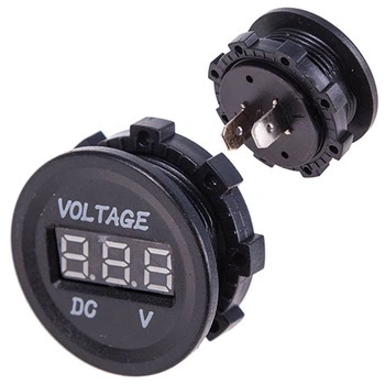 Вольтметр в планку 12-24V BLUE