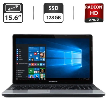 Ноутбук Б-класс Packard Bell MS2288 / 15.6" TN / Intel Core i3-330M (2(4) ядра по 2.13GHz) / 4GB DDR3 / 128GB SSD / Radeon HD 5470, 512MB, GDDR5, 64-bit / WebCam / DVD-ROM / VGA б/у