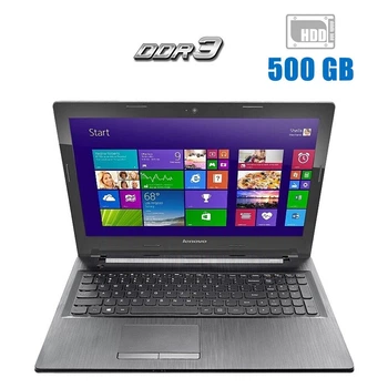 Ноутбук Б-класс Lenovo G50-30 / 15.6" TN / Intel Celeron N2840 (2 ядра по 2.16-2.58 GHz) / 4GB DDR3 / 500GB HDD / HD Graphics / WebCam б/у