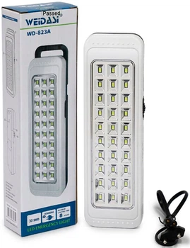 Аварийный светильник с аккумулятором Weidasi WD-823A 5W 6500K 800mAh