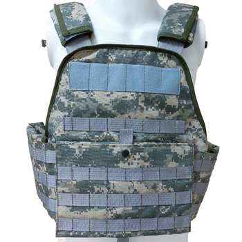 Плитоноска PLATE CARRIER пиксель оснащена системой MOLLE