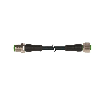 Гнездовой разъем (коннектор) M12, папа/мама, 5-pin, кабель ПВХ 2м, 7000-40041-6150200 Murrelektronik