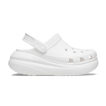 Сабо на высокой платформе Crocs Classic Crush Clog 38 р 24.3-24.8 см Белые 207521-M6/W8 White